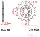 JT Sprockets JTF1565.14SC 14T Staal Voorwiel