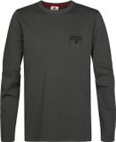 Petrol Industries Heren Longsleeve met print forgewall - Groen - Maat XXL