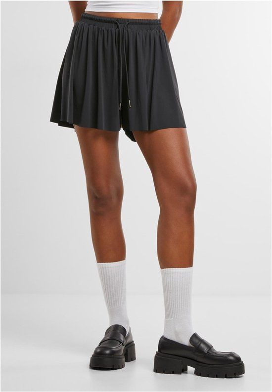 Urban Classics Jersey Dames Shorts - zwart - L