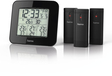 Hama EWS-Trio Weerstation - Zwart - Met 3 Sensoren
