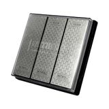 Faithfull Diamant Wetsteenset – 3-in-1 Slijpsysteem met 400G / 600G / 1000G korrelstenen voor messen, beitels, scharen en snijgereedschap