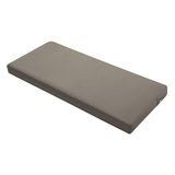 Classic Accessories Ravenna Patio Bank/Settee Kussen Slip Cover & Foam - Duurzaam Buitenkussen, Donker Taupe, 122 cm B x 45 cm D x 7,6 cm dik