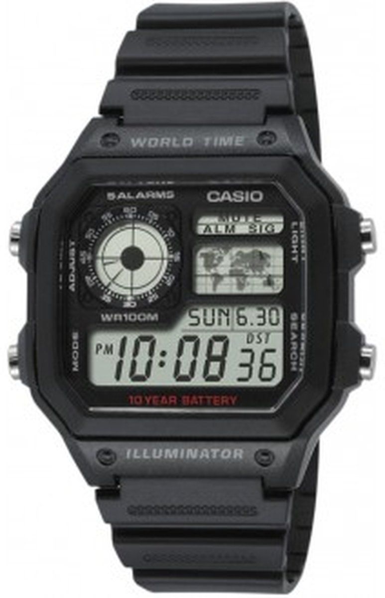 Casio AE-1200WH-1AVEF Herenhorloge - 42mm - Zwart