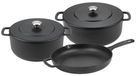 Combekk Fonte Set Zwart 3-delig - Braadpan ø 24, 28 cm & Koekenpan ø 26 cm