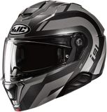 HJC i91 Arven Systeemhelm Zwart/Grijs XXL
