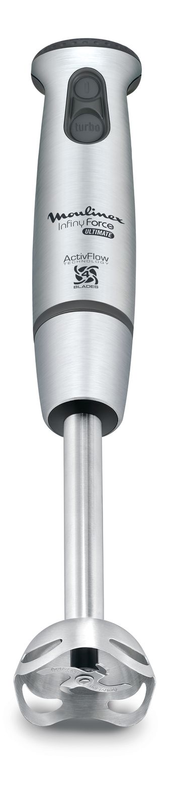 Moulinex Infinyforce Ultimate DD87KD - Staafmixer - 1000W - RVS, Grijs