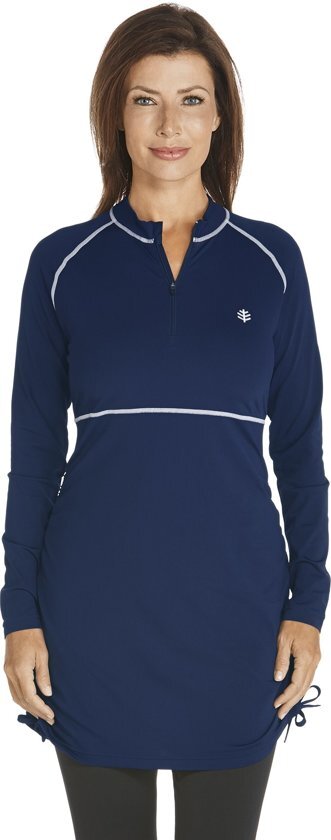 Coolibar UV tuniek Dames - Donkerblauw - Maat 36