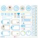 Anita & Zijn wereld Eerste communie kinderpapier scrapbooking, blauw, 30,5 x 30,5 cm, 13