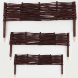 Aquagart 7 panneaux de bordure de jardin en branches de saule 20x60cm