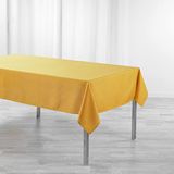 Douceur d'Intérieur Tafelkleed, rechthoekig, 140 x 250 cm, Newton Mosterd, Chambray gecoat