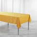 Douceur d'Intérieur Tafelkleed, rechthoekig, 140 x 250 cm, Newton Mosterd, Chambray gecoat