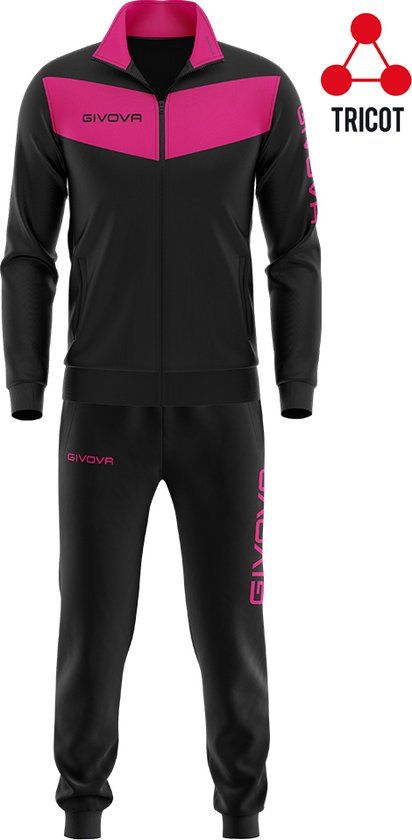 Givova Visa Sports Set - Black/Fuxia - Unisex - Size M
