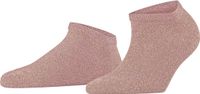FALKE Shiny kort eenkleurig lyocell sneakersokken enkelsokken dames roze - maat 39-42