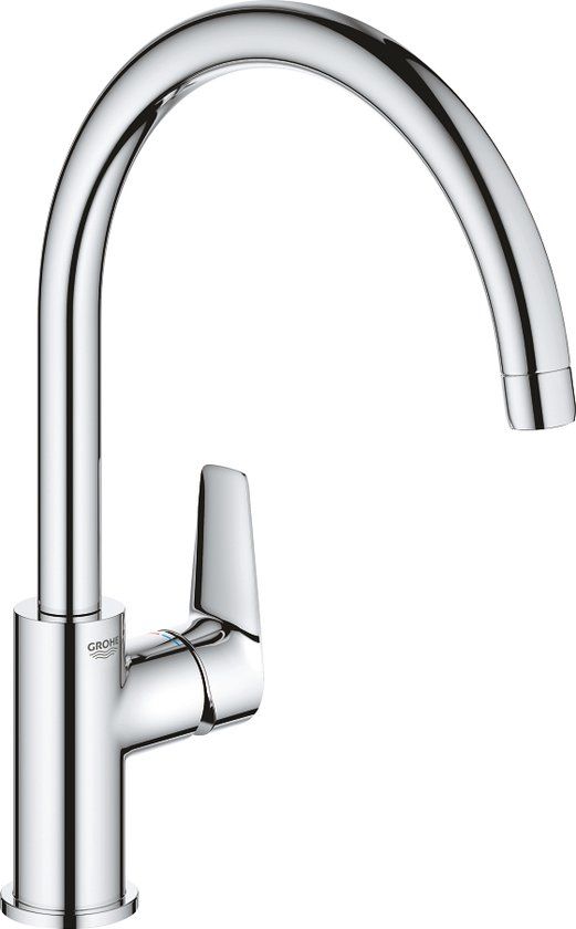 GROHE BauEdge Keukenkraan - Hoge uitloop - Chroom