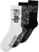 Difuzed the witcher - chaos magic - men's crew socks (3pack)