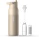 BRITA LARQ Essential waterfles met rietje en waterfilter - Beige - 1000ml