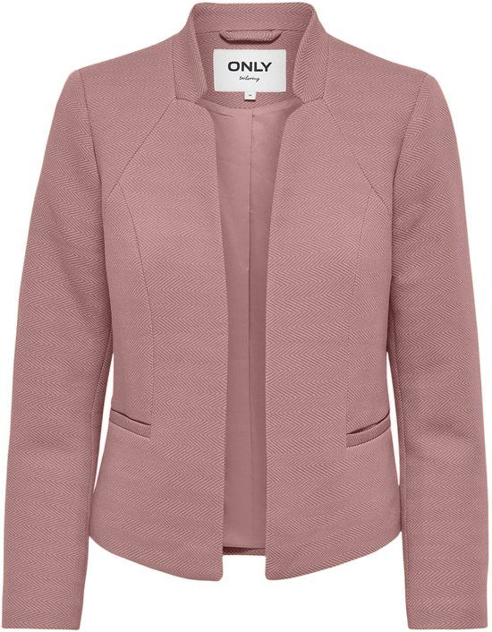 ONLY - ONLADDY-LINEA L/S SHORT BLAZER TLR NOOS - Withered Rose - Women's Blazer - Size 40