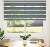 Maison Exclusive - Rideau occultant, gris foncé, 165x100 cm