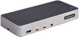 StarTech.com USB-C Triple Monitor Docking Station - HDMI/DP - 5x USB - GbE - 100W PD - Thunderbolt 3/4 Compatible