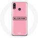 Maniacase Etui voor Huawei P20 Lite Blackpink K-pop Groep Logo Roze Achtergrond
