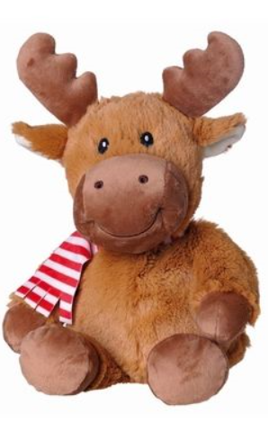 WellieBellies Magnetronknuffel Eland Groot Bruin