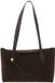 Coccinelle Leren schoudertas Thess Handbag Suede Le. / Grained Le. Fango / Fango donkergroen