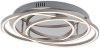 B.K.Licht Briloner Leuchten LED Plafondlamp Dimbare Plafondlamp met Geheugenfunctie 60W 4800lm 3000K Chroom-Aluminium