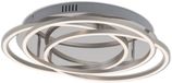 B.K.Licht Briloner Leuchten LED Plafondlamp Dimbare Plafondlamp met Geheugenfunctie 60W 4800lm 3000K Chroom-Aluminium
