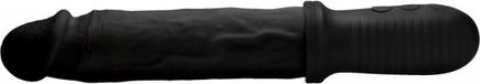 Master Series Prostate Vibrator with Remote Control - Black - 34.38 cm