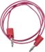 Mueller Electric BU-2020-A-12-2 Cordon d'alimentation Fiche banane 4 mm Rouge