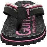 Gumbies Vrouwenslippers Cairns Teenslipper Zwart Roze Maat 38