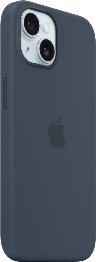 Apple Siliconenhoesje met MagSafe voor iPhone 15 - Stormblauw