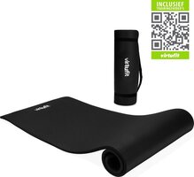VirtuFit NBR Fitnessmat - Zwart - 180 x 60 x 1,5 cm