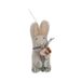 Feutrine Suspension de Pâques, lapin avec violette