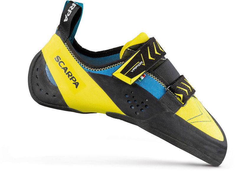 SCARPA Vapor V klimschoenen Heren geel/blauw 2019 EU 42 Klimschoenen