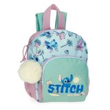 Disney Stitch Just Chill schoolrugzak, groen, 19 x 24 x 10 cm, polyester van Joumma Bags