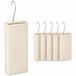 Merkloos Relaxdays Waterverdamper radiator - set van 6 - 400 ml - keramiek - beige