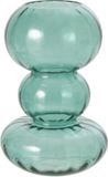 J-Line Vase - verre - bleu pétrole - large