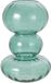 J-Line Vase - verre - bleu pétrole - large