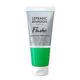 Lefranc Bourgeois 300627 Flashe acryl- en vinylverf, lichtecht, dekkend en bestand tegen veroudering - 80ml Tube, Spring Green