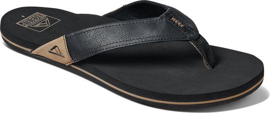Reef Newportblack Heren Teenslippers - Zwart - Maat 43