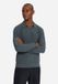 No Excess Half-zip trui Dark Steel Maat: 3XL