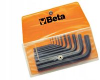 Beta jeu de 10 clés mâles hexagonales brunies (art. 96N) en étui 96N/B10