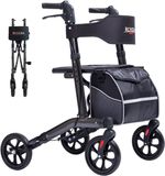Rovera Mobility® Easy Lichtgewicht Rollator - Opvouwbaar - Antraciet