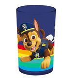 P:os PAW Patrol Drinkbeker voor kinderen met populair Paw Patrol-motief, herbruikbare kunststof beker met ca. 250 ml inhoud, drinkbeker voor koude dranken