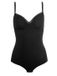 Lisca Body sans armature en coton noir Ines