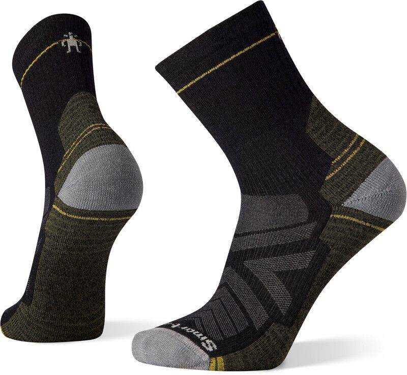 Smartwool Hike Light Cushion Mid Crew Socks Men - Zwart/Grijs