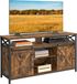 VASAGLE meuble TV LTV071B01 marron vintage/noir