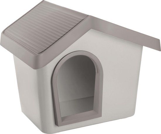 Imac Hondenhok Zeus 50 Grijs - 53x46x47,5 cm - Kunststof - Grijs