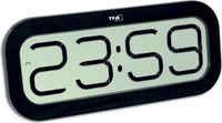 TFA Dostmann 60.4514.01 Wandklok Zendergestuurd 28 mm x 321 mm x 140 mm Zwart